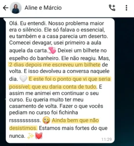 "Nosso problema era o silêncio... Ainda bem que não desistimos!" Aline - 06 anos de casamento