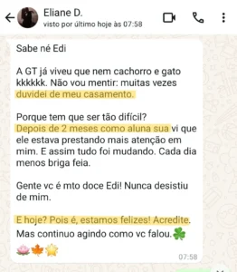 Mudança positiva!