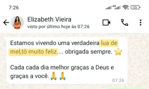 Em lua de mel!
