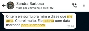 "A mala tava pronta. O fim decidido. Mas naquele dia… ele disse que me amava." - Sandra, 24 anos de casamento